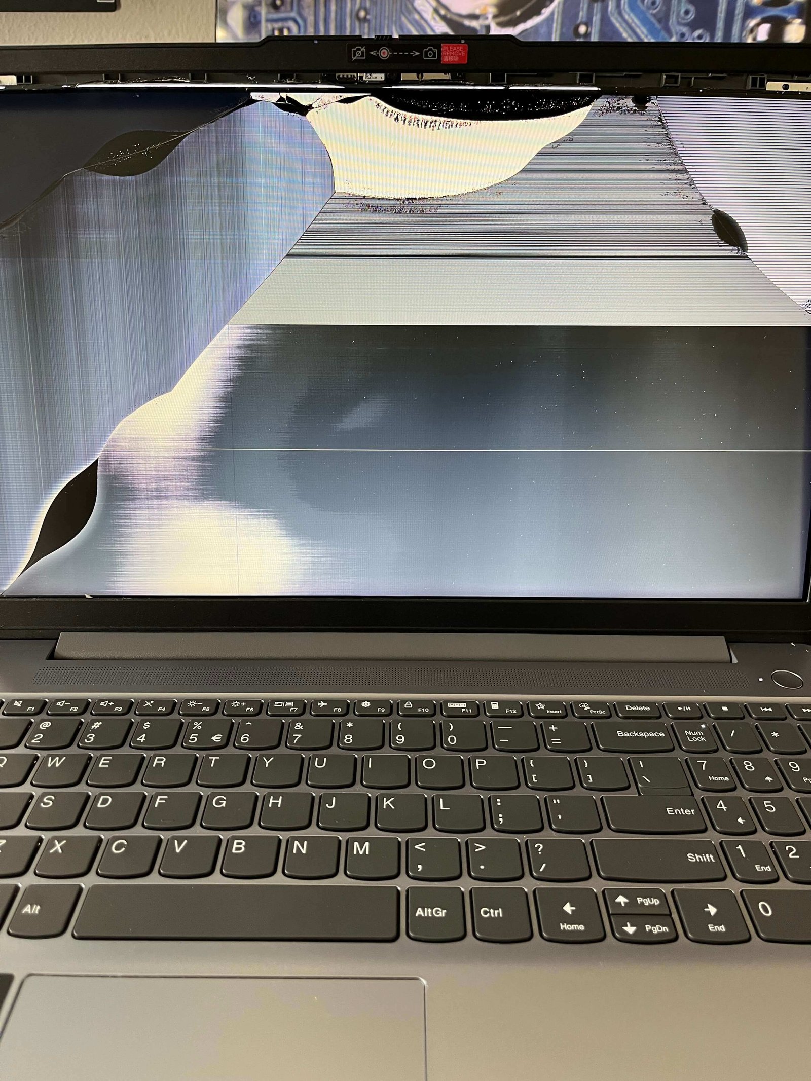 Scherm reparatie